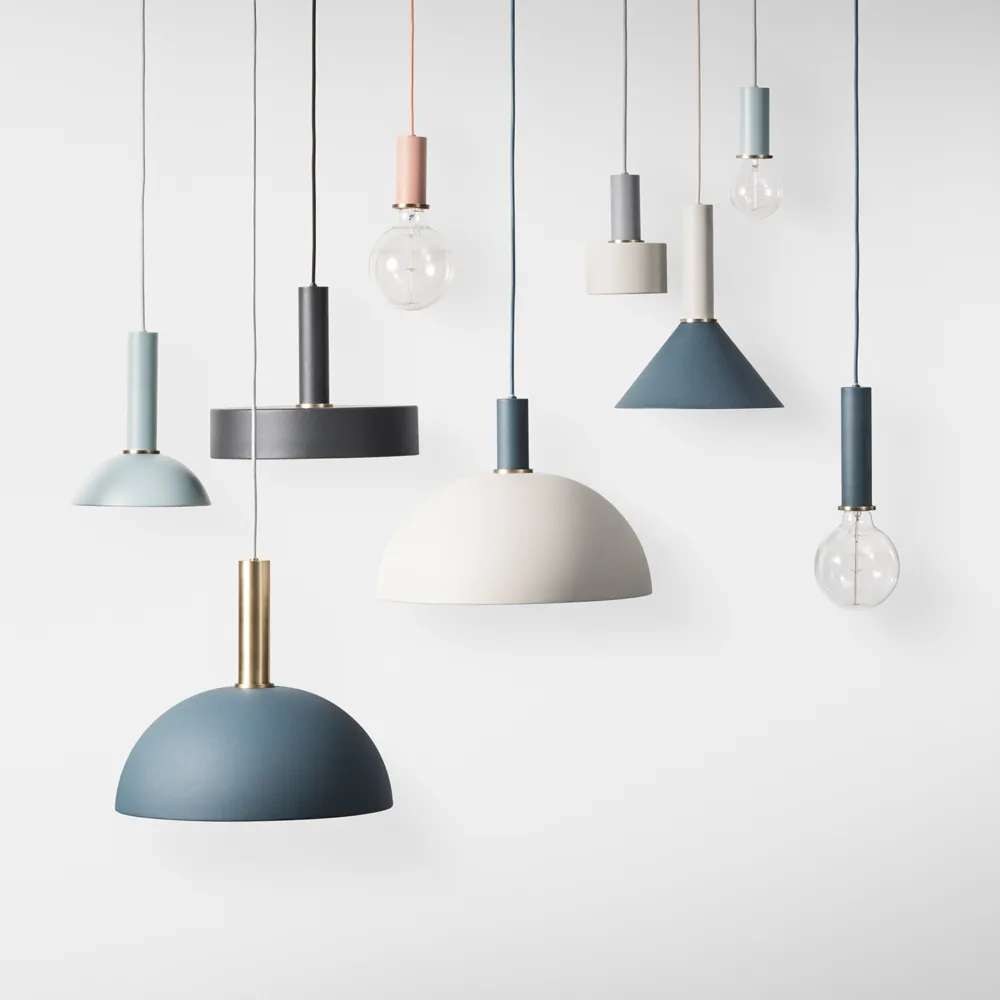 Collect klosz, black, cone Ferm Living