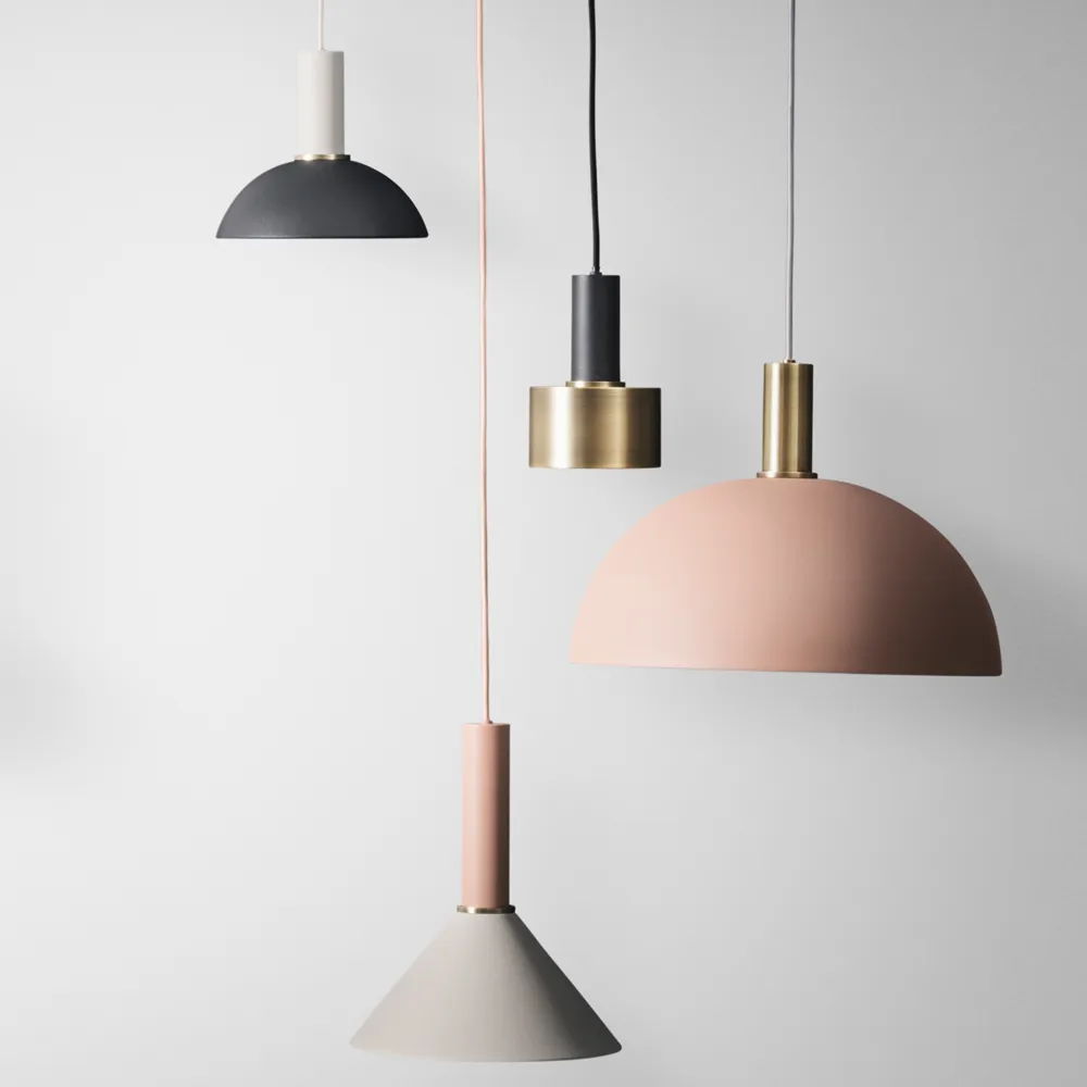 Collect klosz, brass, record Ferm Living