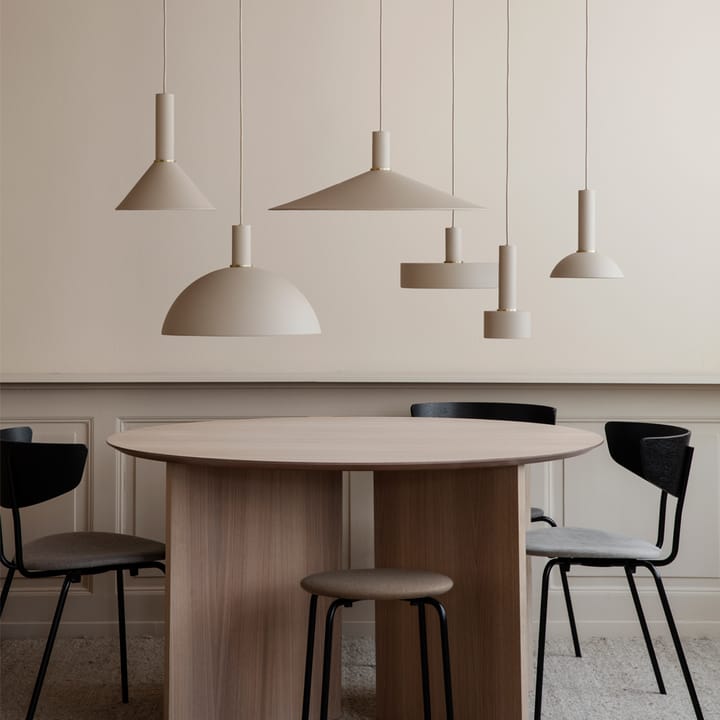 Collect lampa wisząca, cashmere, high, disc shade Ferm Living
