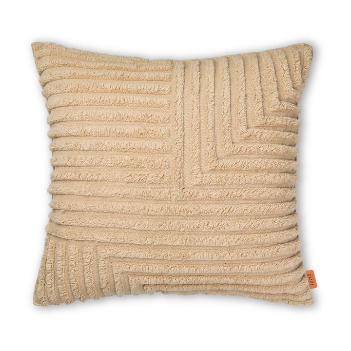Crease poduszka 80x80 cm, Light Sand Ferm Living