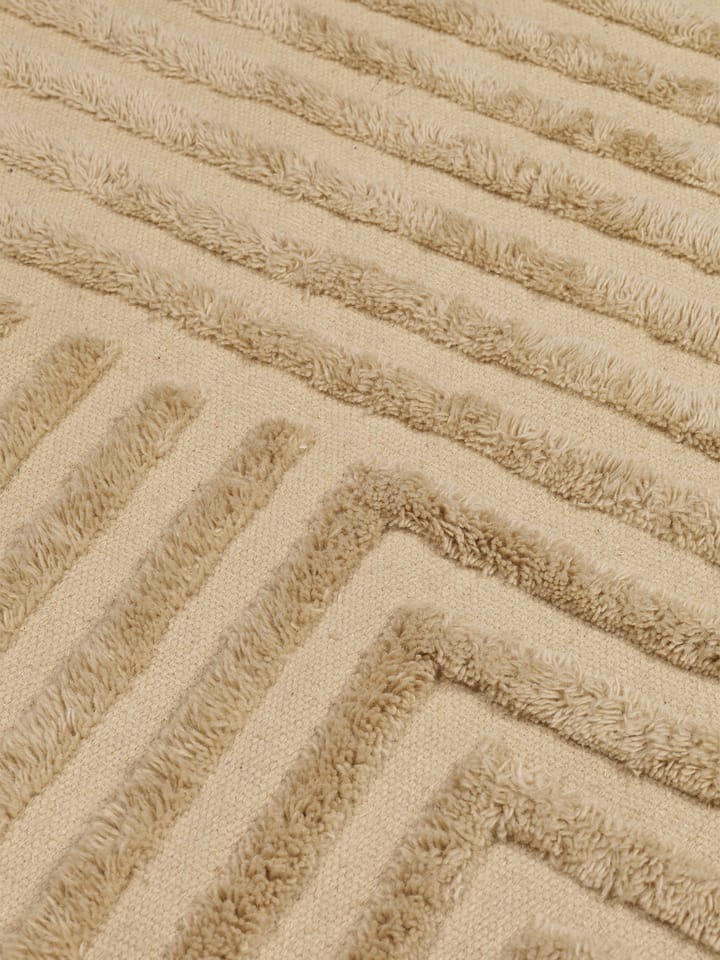 Crease wełniana wykładzina 160x250 cm, Light Sand Ferm Living