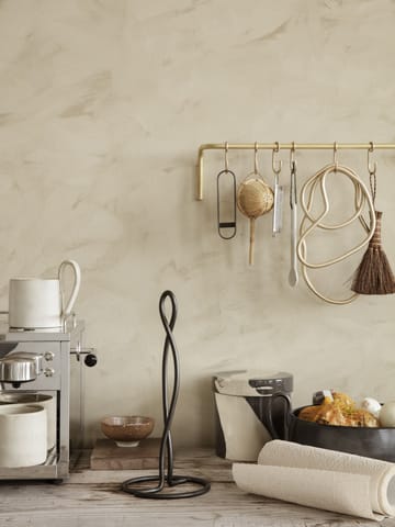 Curvature uchwyt na papier kuchenny - Black brass - Ferm Living