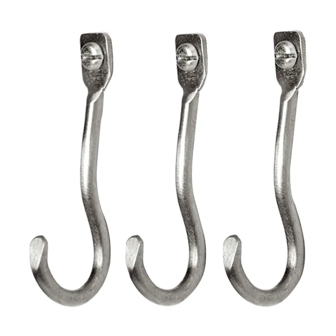 Curvature wieszak 3 szt. - Stainless steel - Ferm Living