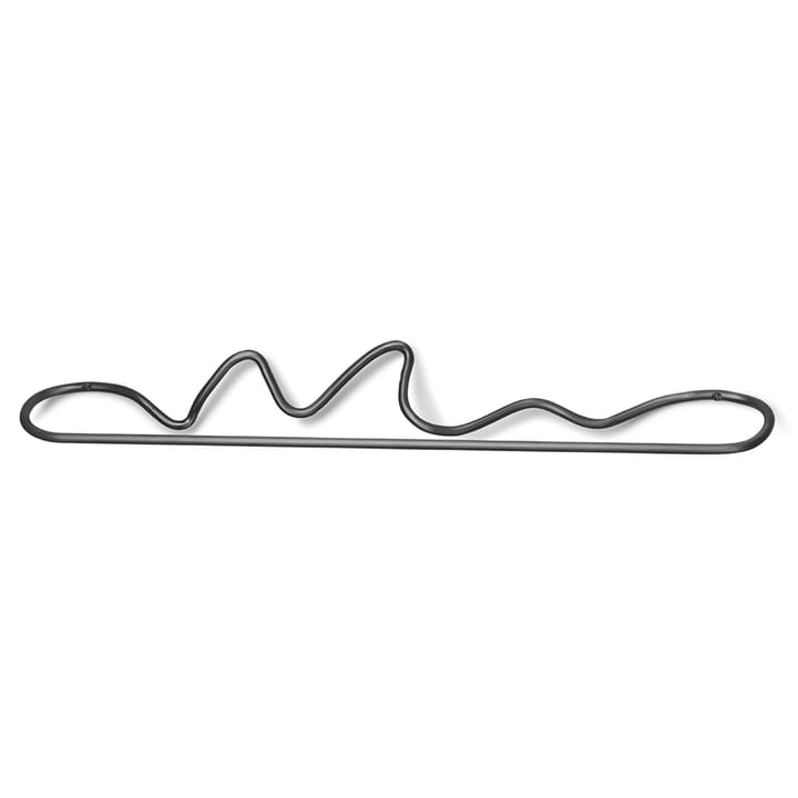 Curvature wieszak na ręczniki - Black brass - Ferm Living