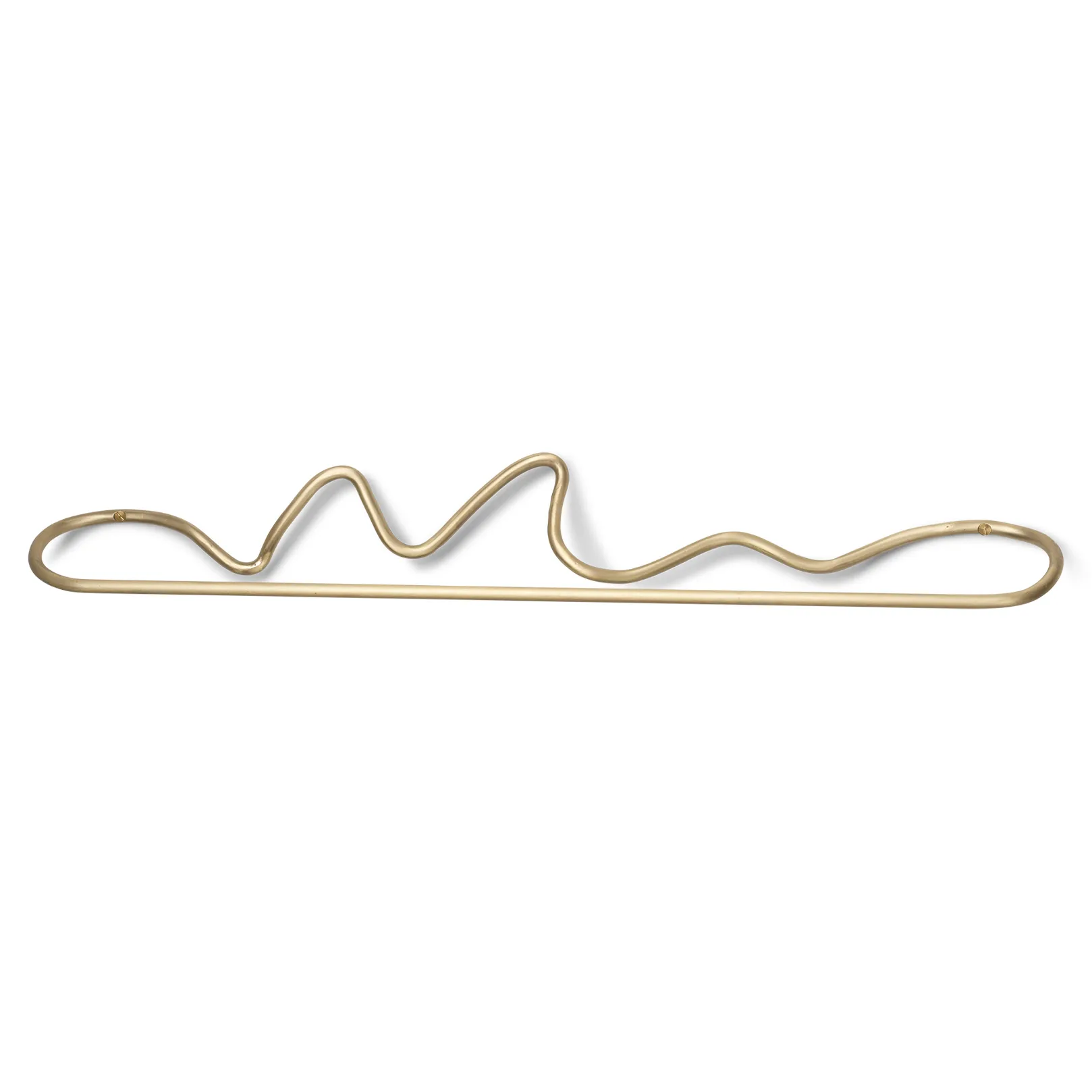 Curvature wieszak na ręczniki, brass Ferm Living