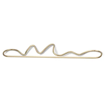 Curvature wieszak na ręczniki - brass - Ferm Living