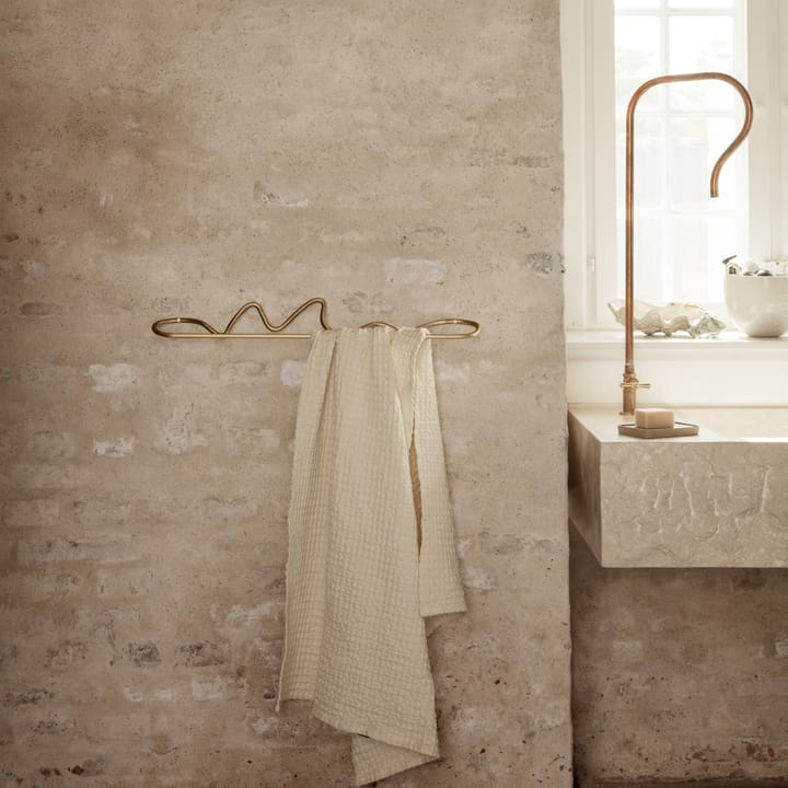 Curvature wieszak na ręczniki, brass Ferm Living