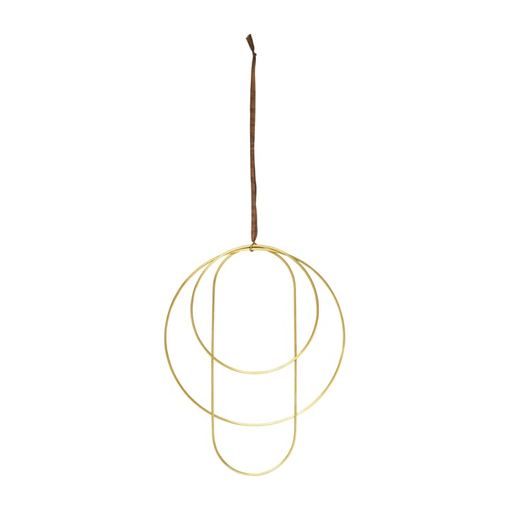 Deco ozdobne pierścienie 3 szt, mosiądz Ferm Living