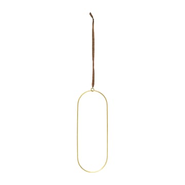Deco ozdobne pierścienie 3 szt - mosiądz - Ferm Living
