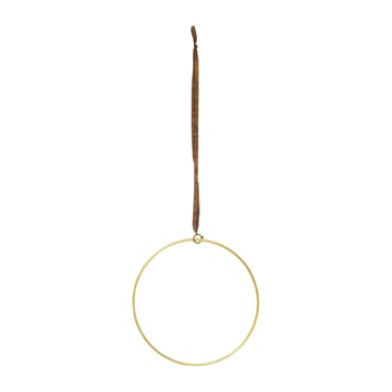 Deco ozdobne pierścienie 3 szt - mosiądz - Ferm Living