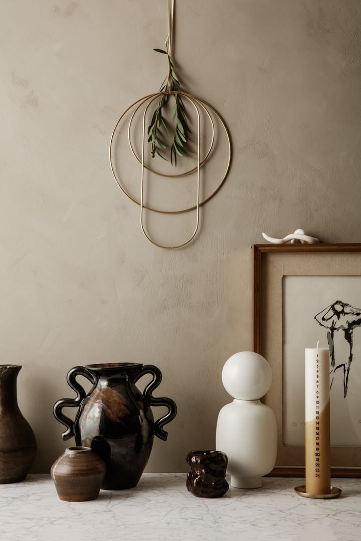 Deco ozdobne pierścienie 3 szt, mosiądz Ferm Living