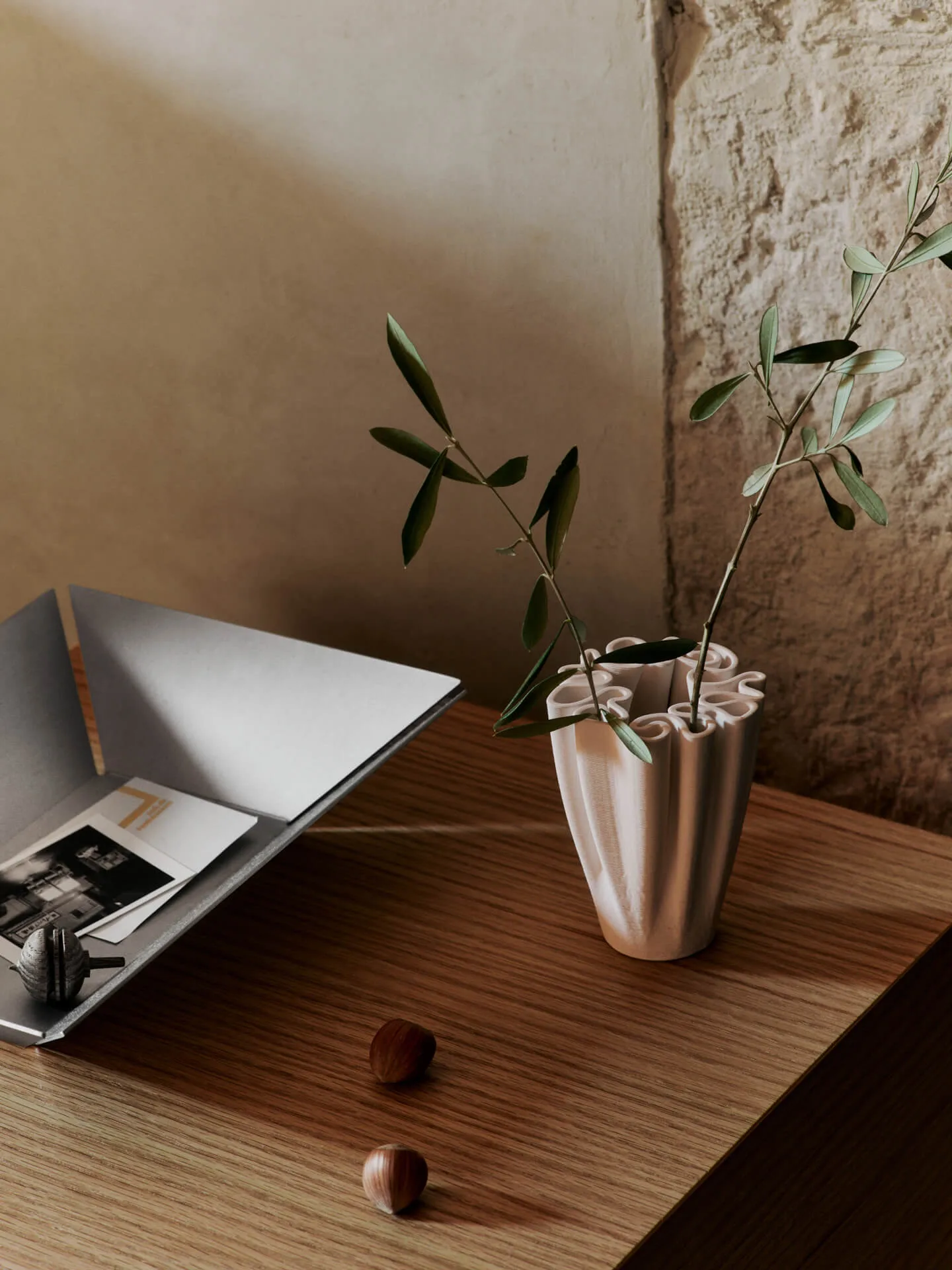 Dedali wazon 18 cm, Off-white Ferm Living