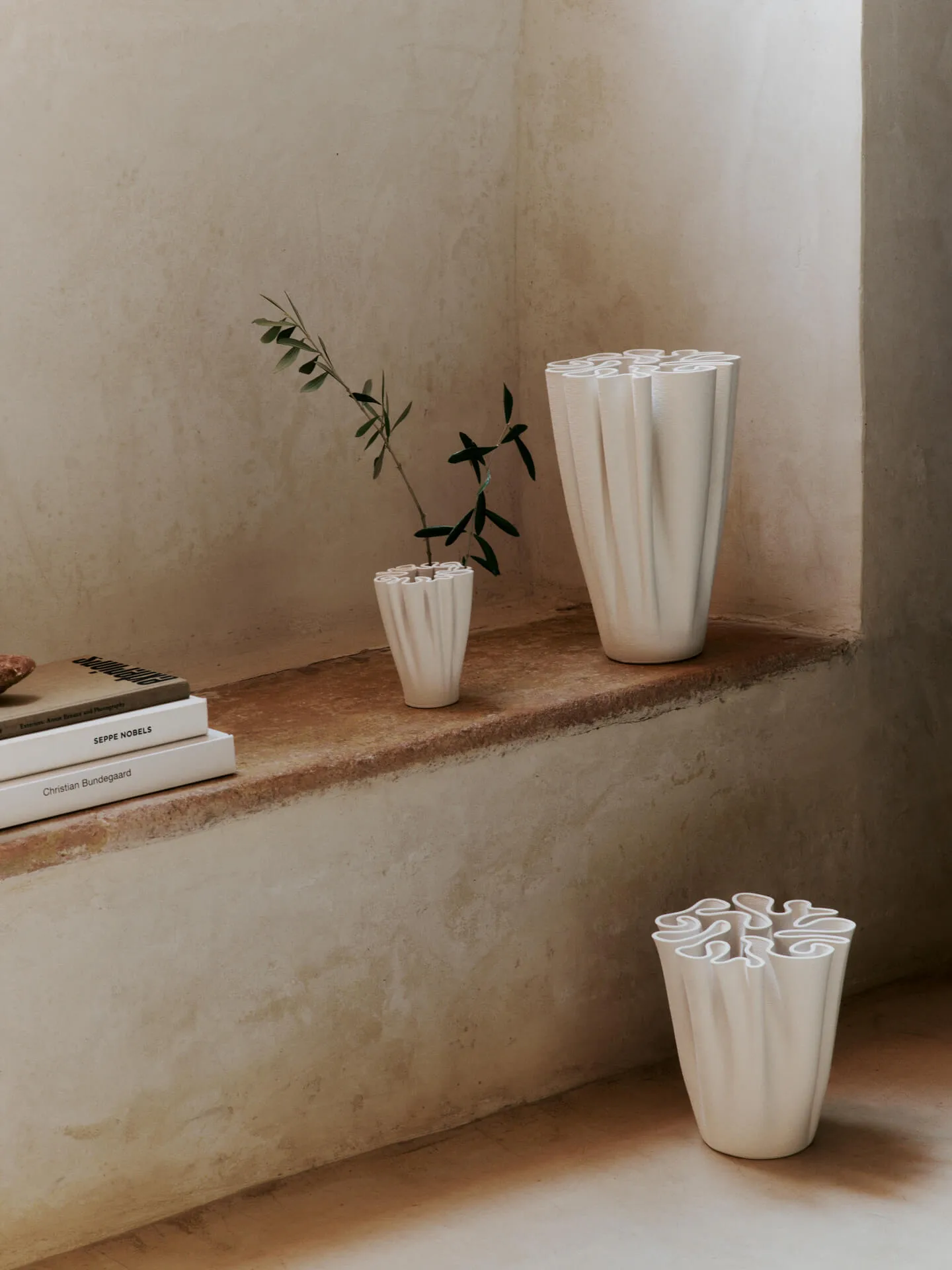 Dedali wazon 18 cm, Off-white Ferm Living