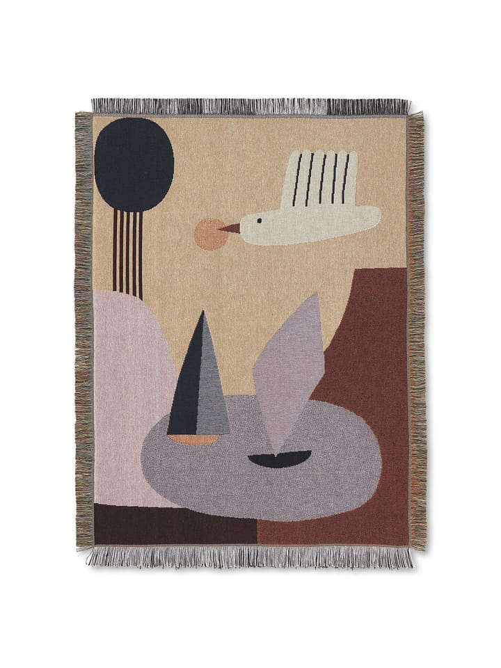Dekoracja ścienna Bird - 80x110 cm - Ferm Living