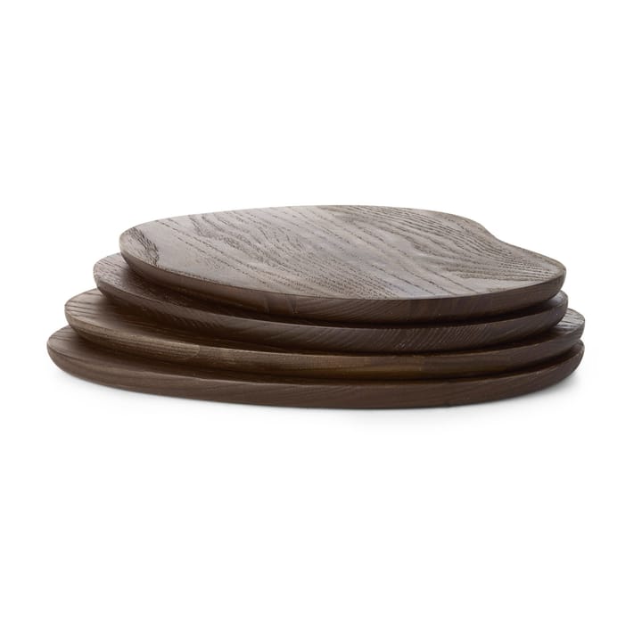 Deseczka śniadaniowa Cairn butter boards 4 szt., Ciemnobrązowy Ferm Living