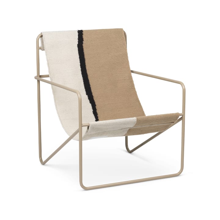 Desert lounge chair - soil, cashemere stojak - Ferm Living
