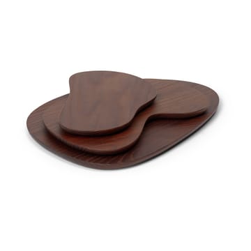 Deska do krojenia Cairn, 3 elementy - Ciemnobrązowy - Ferm Living