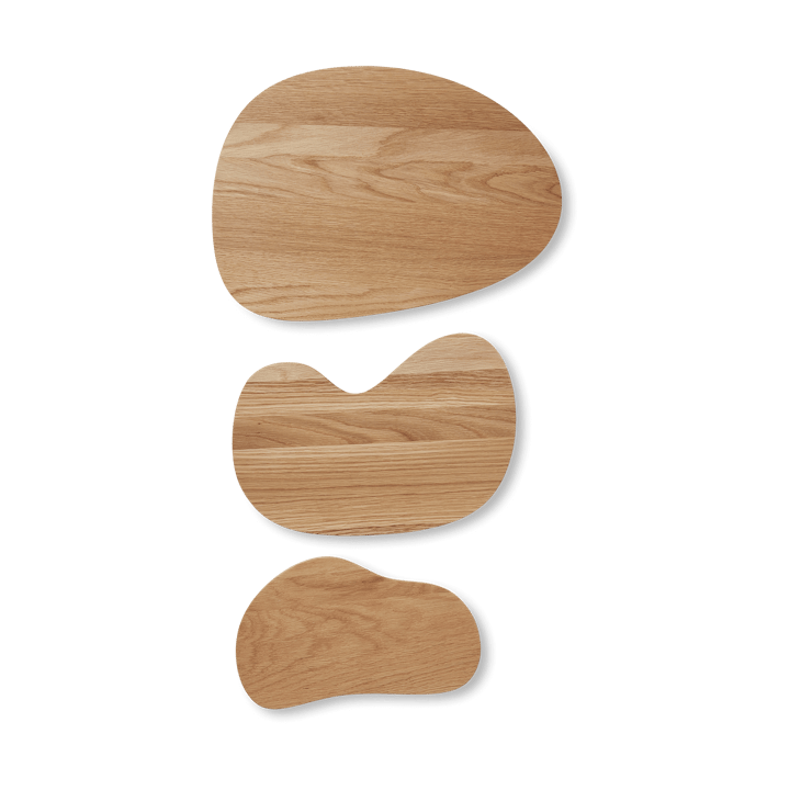 Deska do krojenia Cairn, 3 elementy, Oak Ferm Living