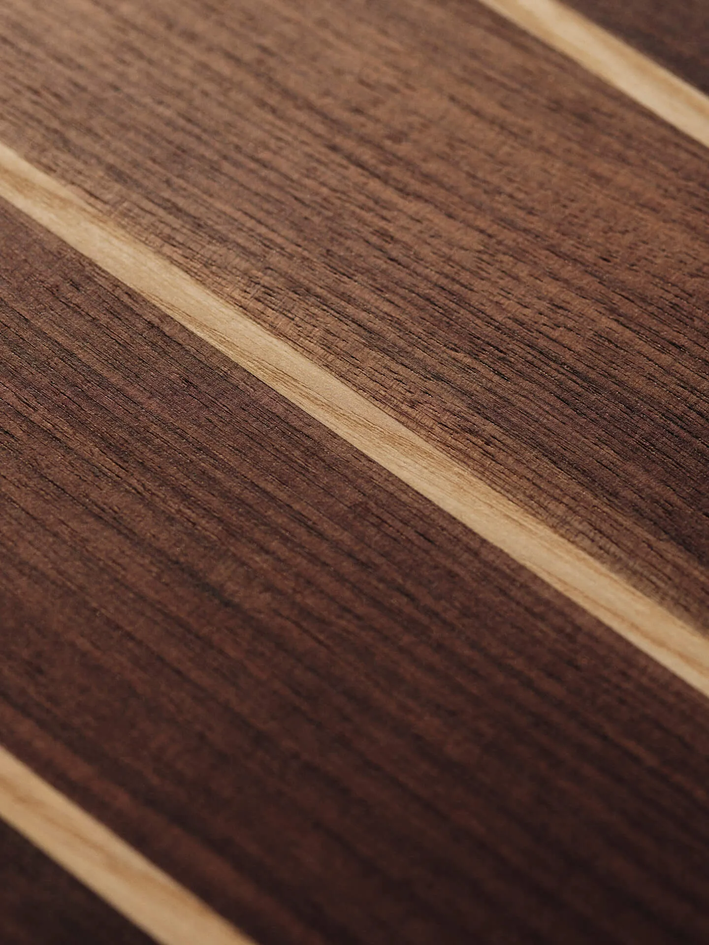 Deska do krojenia Stribe fine 25x36 cm, Walnut-ash Ferm Living