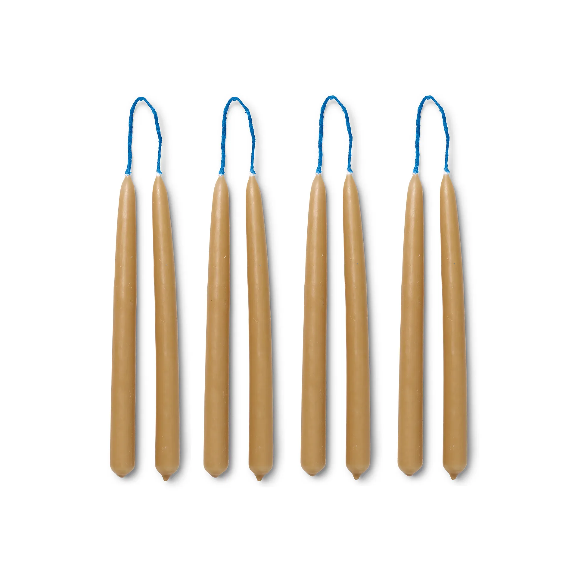 Dipped candles ręcznie robione świeczki 15 cm 8-pak, Straw Ferm Living