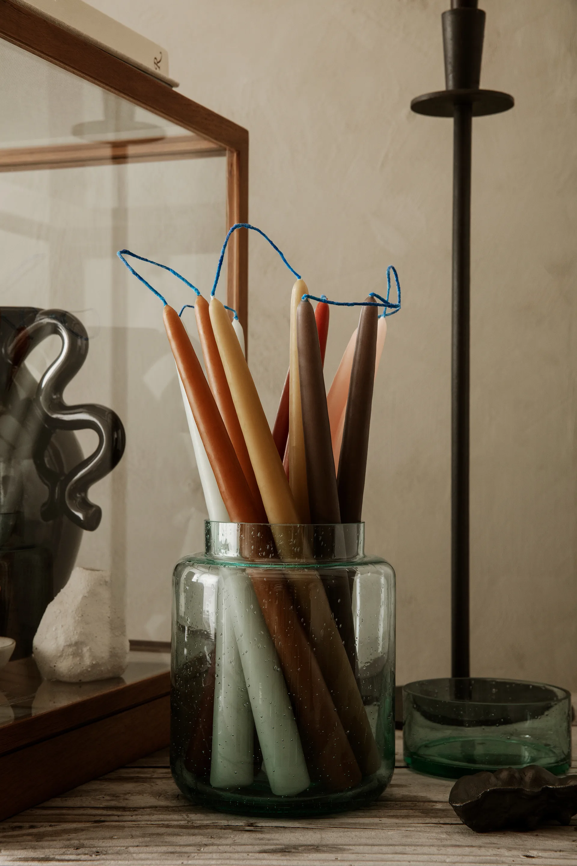 Dipped candles ręcznie robione świeczki 30 cm 2-pak, Rust Ferm Living