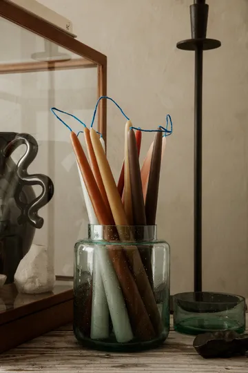 Dipped candles ręcznie robione świeczki 30 cm 2-pak - Rust - Ferm Living