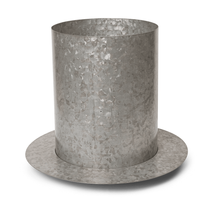 Donica Auran large 38,7 cm - Galvanized iron - Ferm LIVING