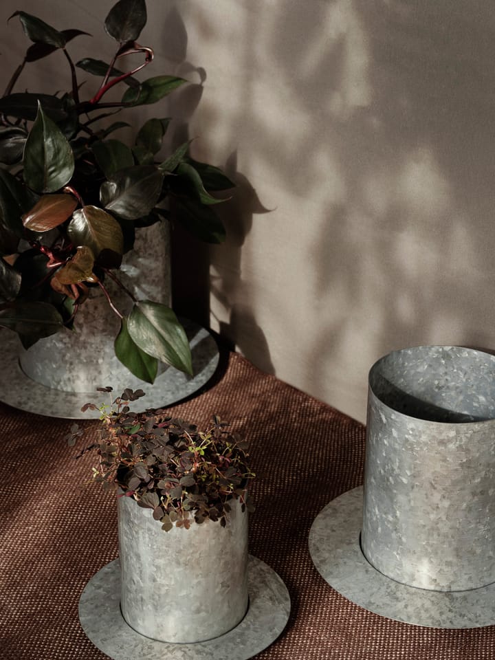 Donica Auran medium 26,6 cm, Galvanized iron Ferm Living