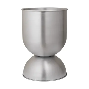 Doniczka Hourglass, średnia Ø40 cm - Aluminium - Ferm Living