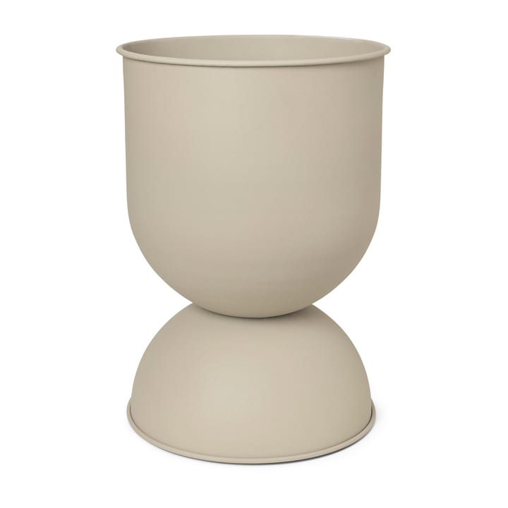 Doniczka Hourglass, średnia Ø41 cm - Cashmere (beżowa) - Ferm Living