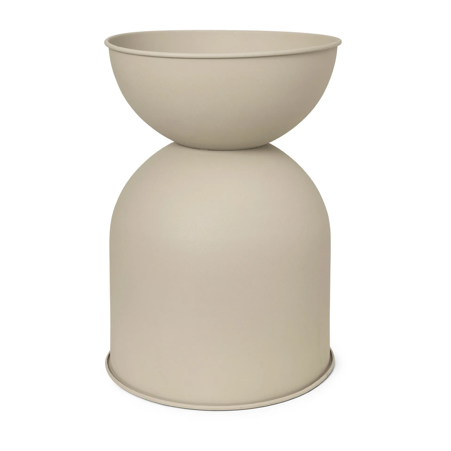 Doniczka Hourglass, średnia Ø41 cm, Cashmere (beżowa) Ferm Living