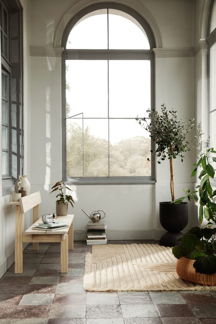 Doniczka Hourglass, średnia Ø41 cm, Czarno-szara Ferm Living