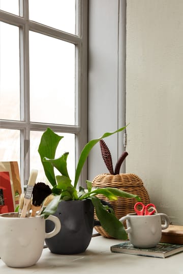Doniczka Mus XL Ø15 cm - Dark grey - Ferm Living