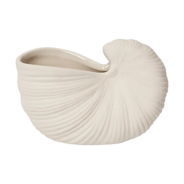 Doniczka Shell - Off-white, 11x5,5x7,7 cm - Ferm Living