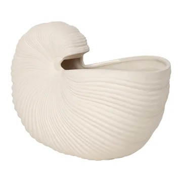 Doniczka Shell - Off white, 31x15x21cm - Ferm Living