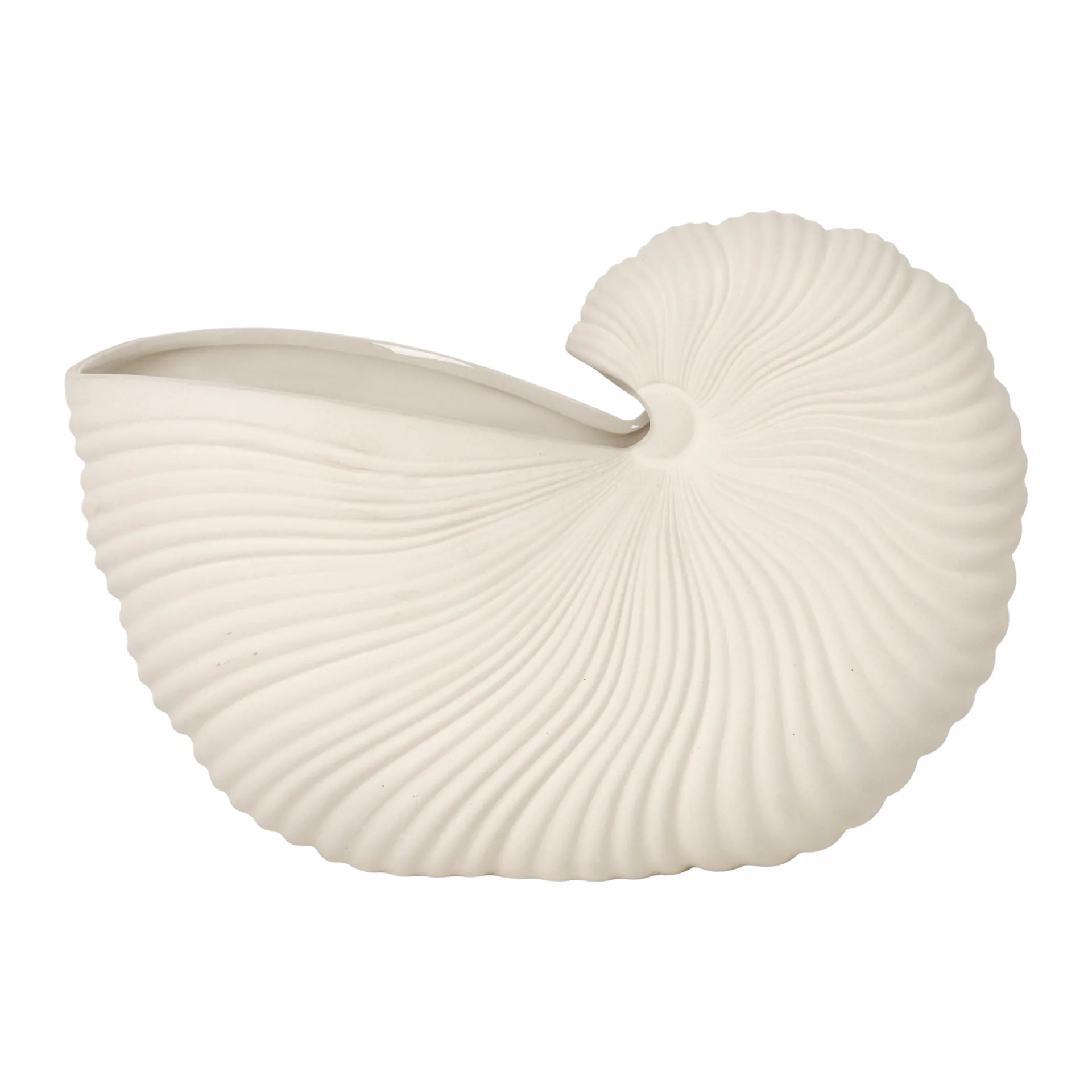 Doniczka Shell, Off white Ferm Living