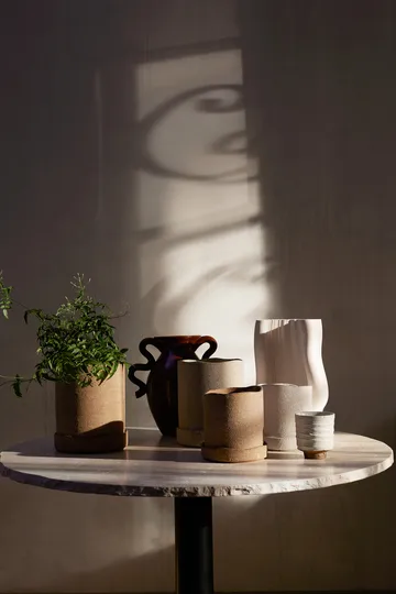 Doniczka Uneru Ø13 cm - Brązowy - Ferm Living
