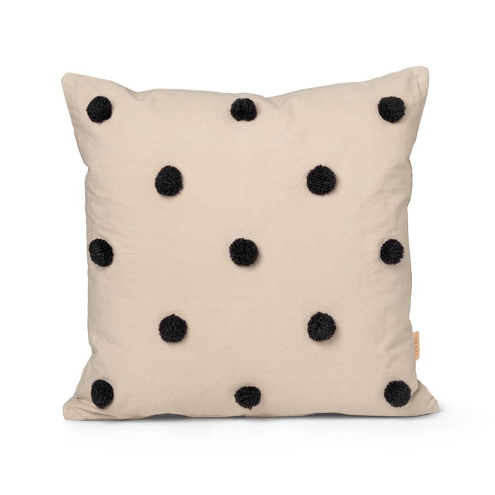 Dot poduszka 50x50 cm - sand-black - ferm LIVING