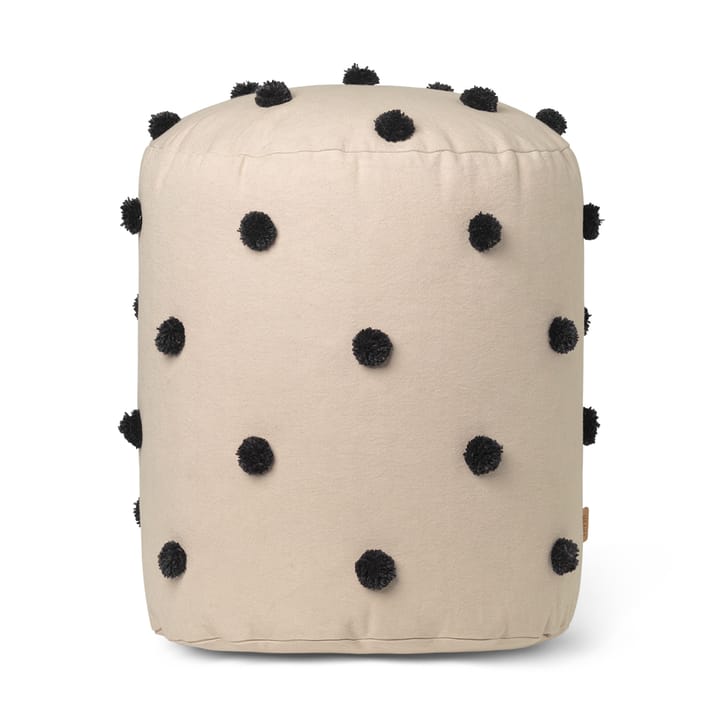 Dot pufa Ø39 cm, sand-black Ferm Living