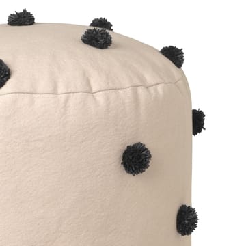 Dot pufa Ø39 cm - sand-black - Ferm Living