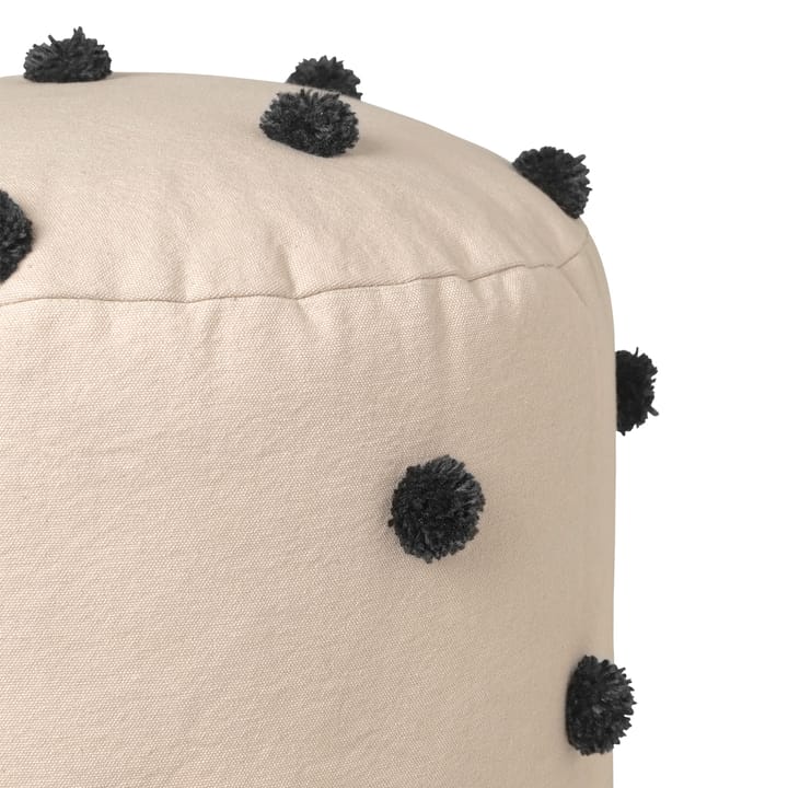 Dot pufa Ø39 cm, sand-black Ferm Living