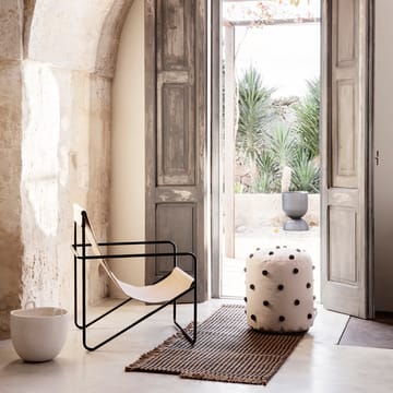 Dot pufa Ø39 cm - sand-black - Ferm Living