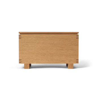 Drewniane pudełko Bon 19x35 cm - Oiled oak - Ferm Living