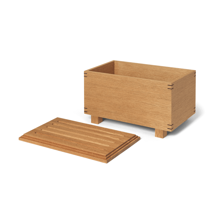 Drewniane pudełko Bon 19x35 cm, Oiled oak Ferm Living