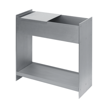 Duża taca Lager do plantbox 26x26 cm - Aluminium - Ferm Living