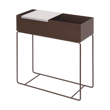 Duża taca Lager do plantbox 26x26 cm - Aluminium - Ferm Living