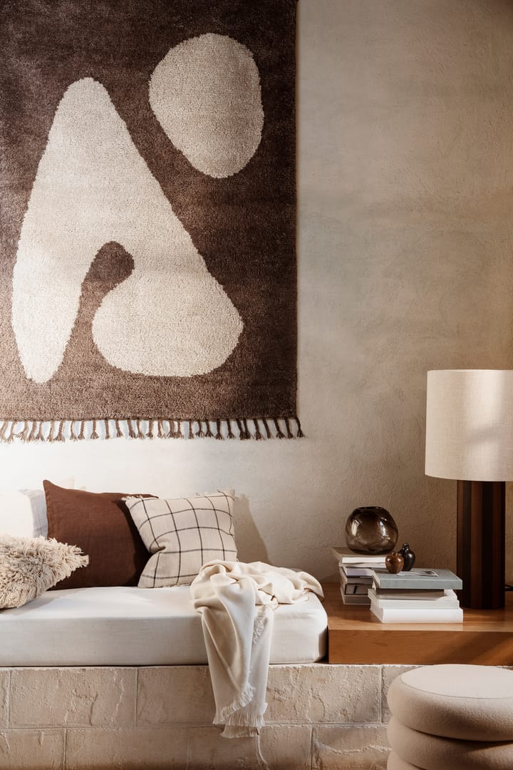 Dywan Abstract brown-off-white - 120x180 cm - Ferm LIVING