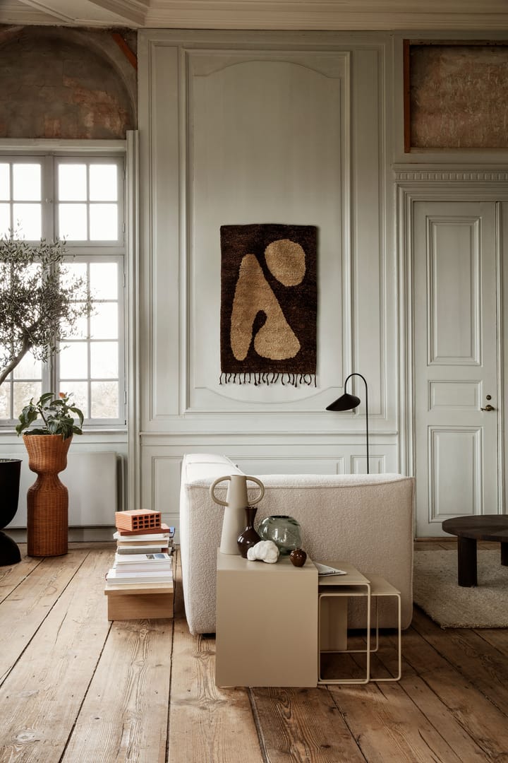 Dywan Abstract brown-off-white, 80x120 cm Ferm Living