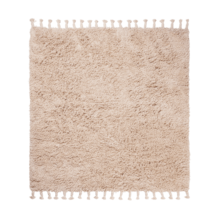 Dywan Amass długie włosie 140x140 cm - Off-white - Ferm Living
