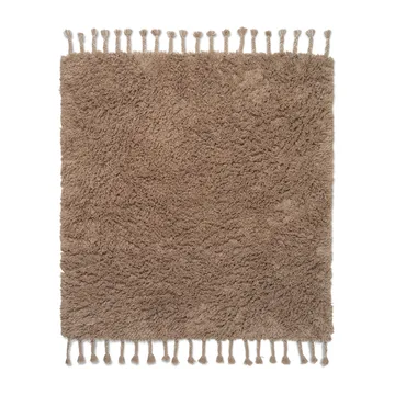 Dywan Amass długie włosie 140x140 cm - White Pepper - Ferm Living